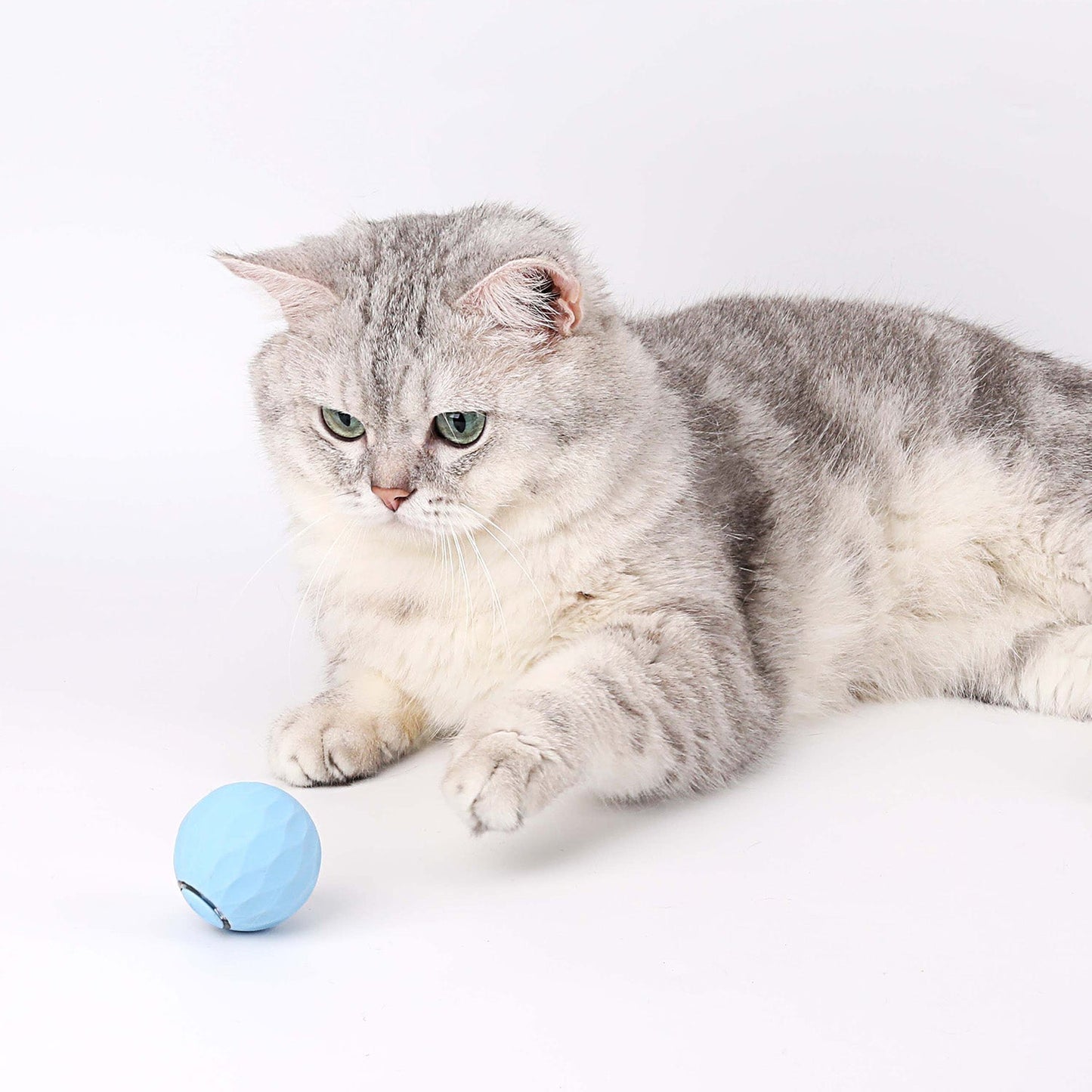 🐱 Power Ball 2.0 Interactive Cat Toy – 3 Modes, USB-C Rechargeable, 6H Playtime, Self-Play Fun ⚡