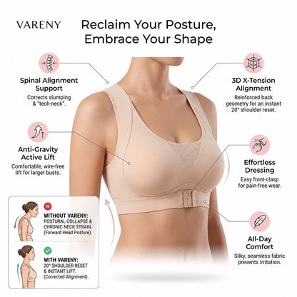 🖤Front Closure Posture Corrector Wireless Support Bra