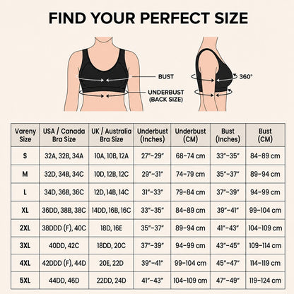 🖤Front Closure Posture Corrector Wireless Support Bra
